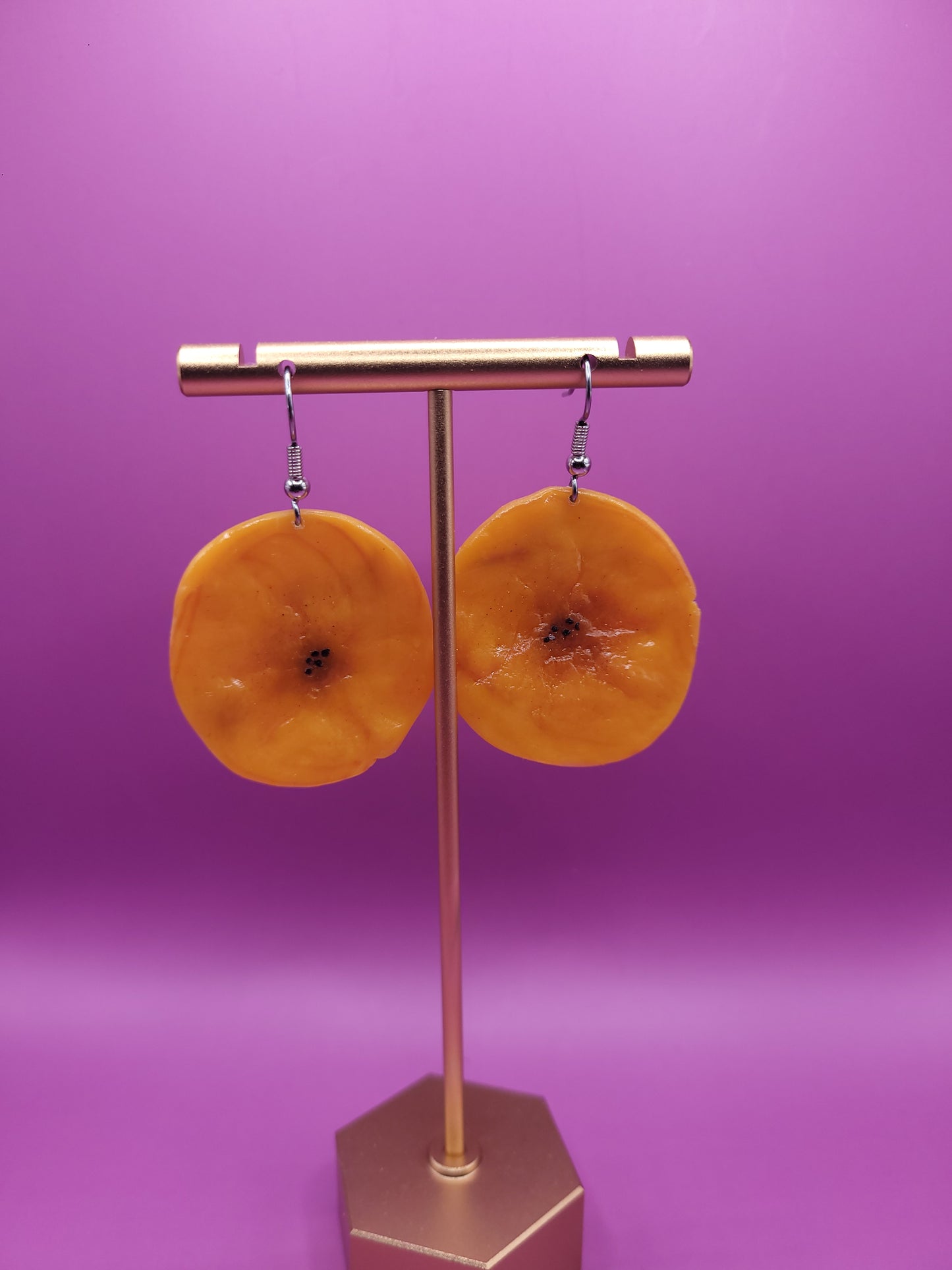 Papita/plantain Chips earrings