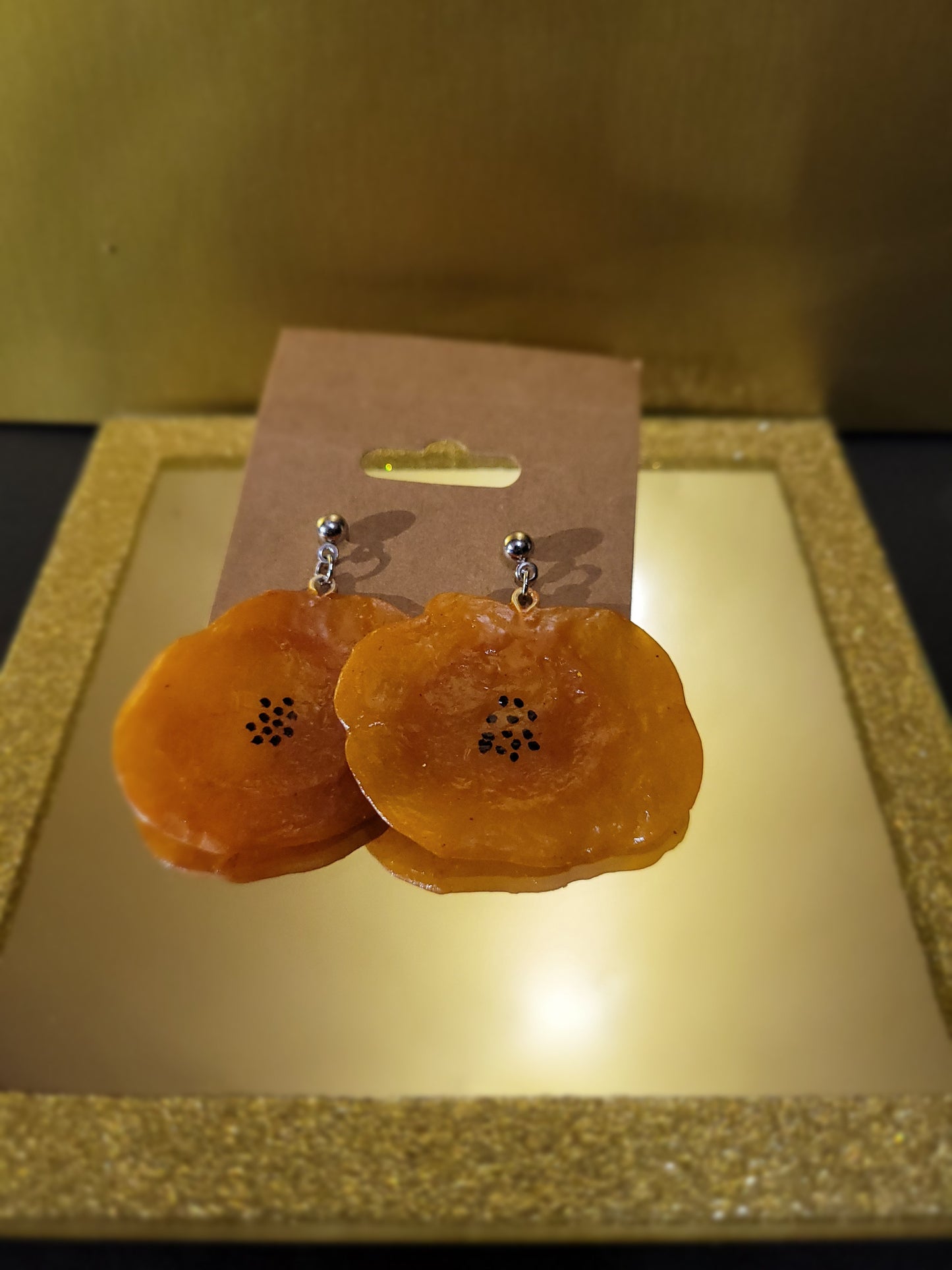 Papita/plantain Chips earrings