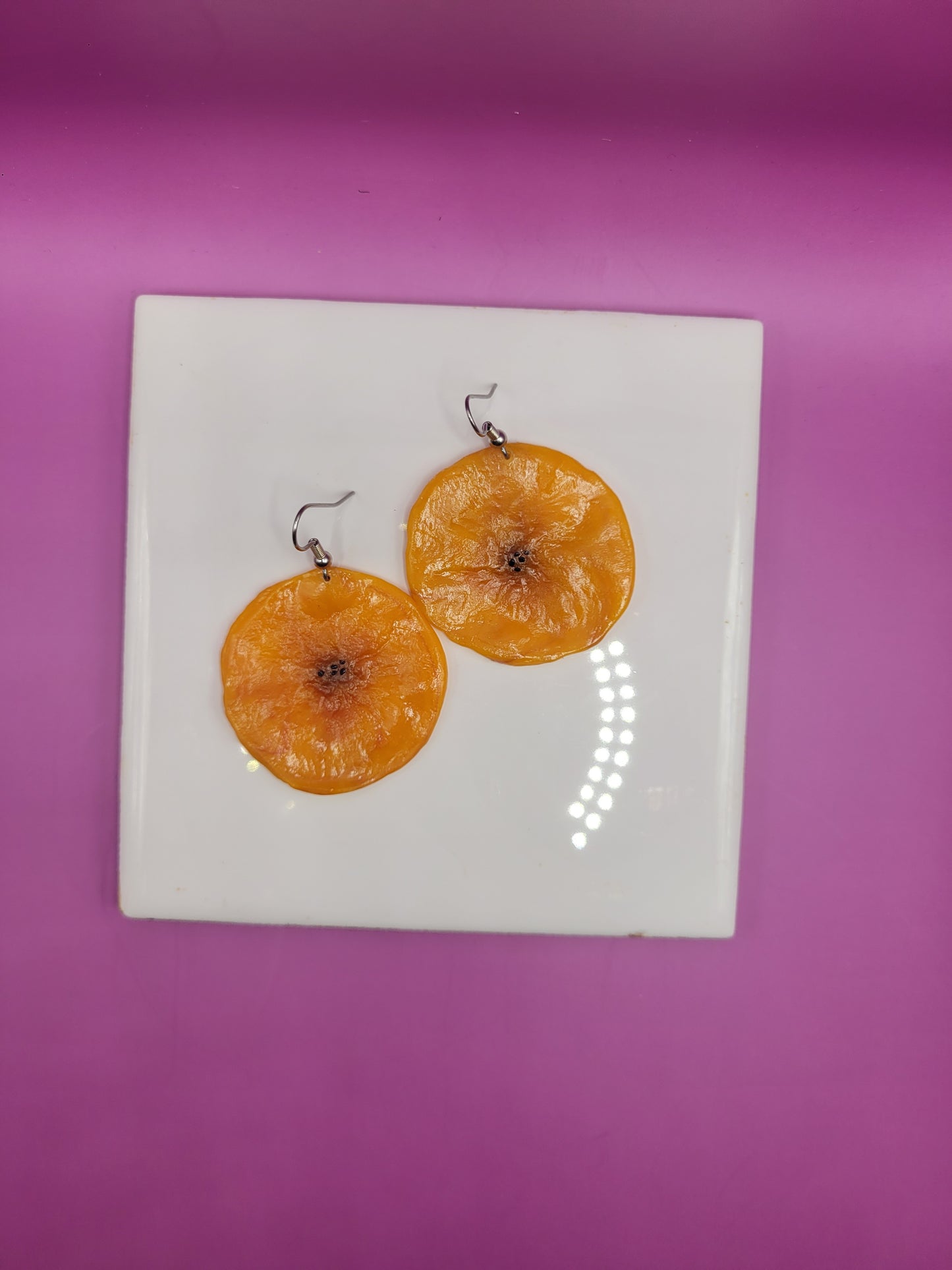 Papita/plantain Chips earrings