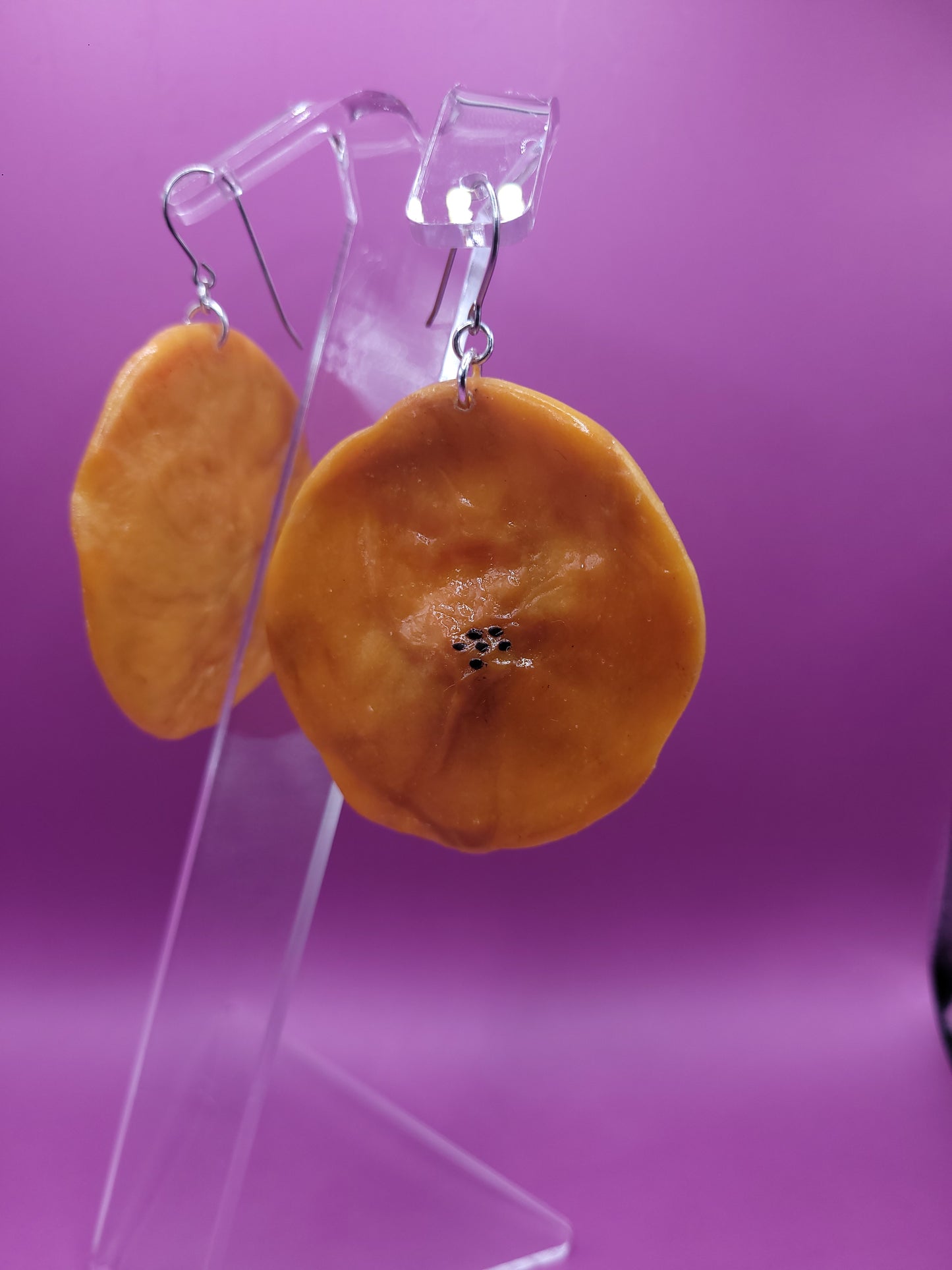 Papita/plantain Chips earrings