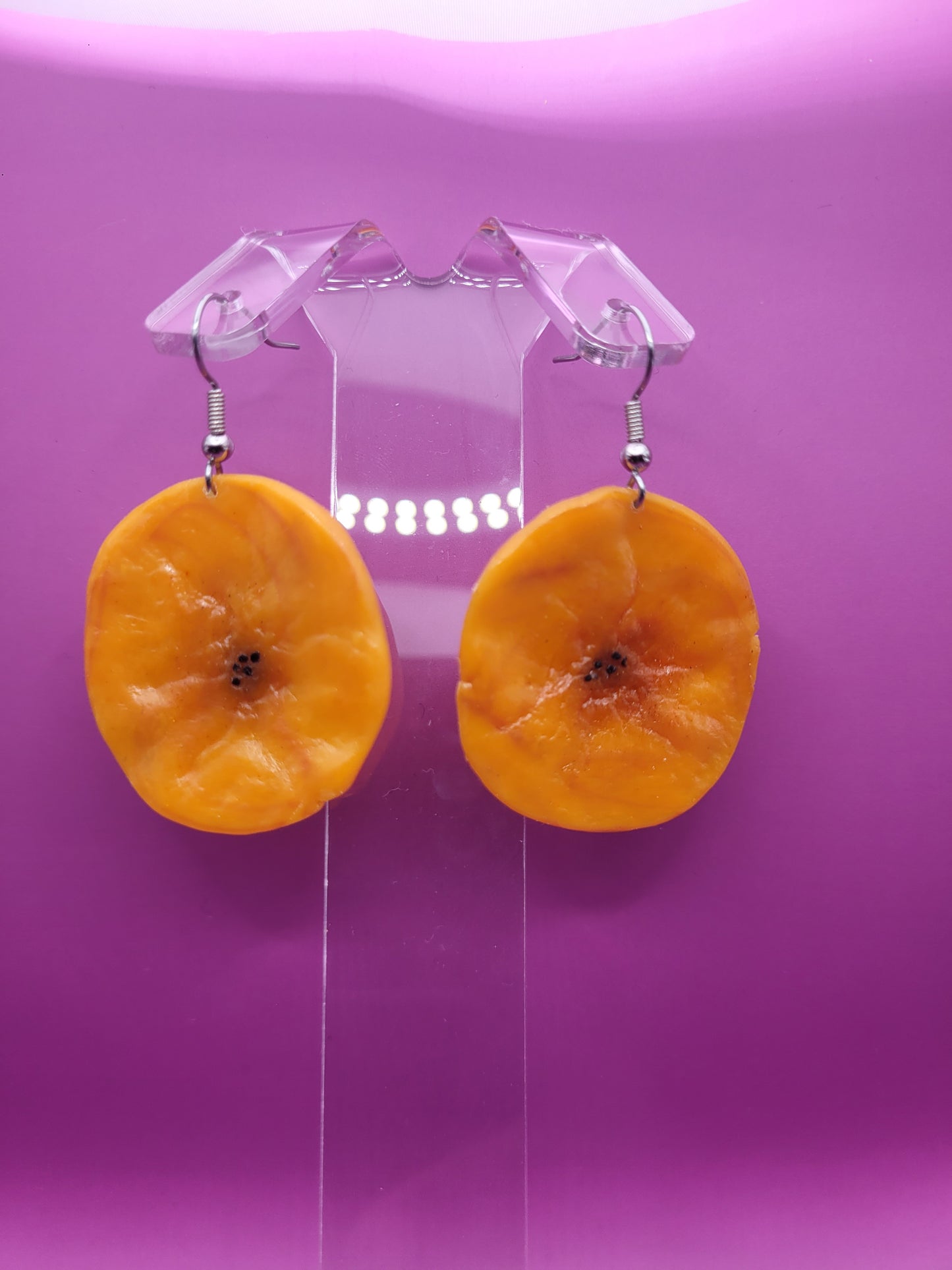 Papita/plantain Chips earrings